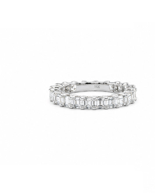 Asscher Cut Eternity Band