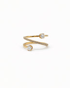 Diamond Spiral Ring