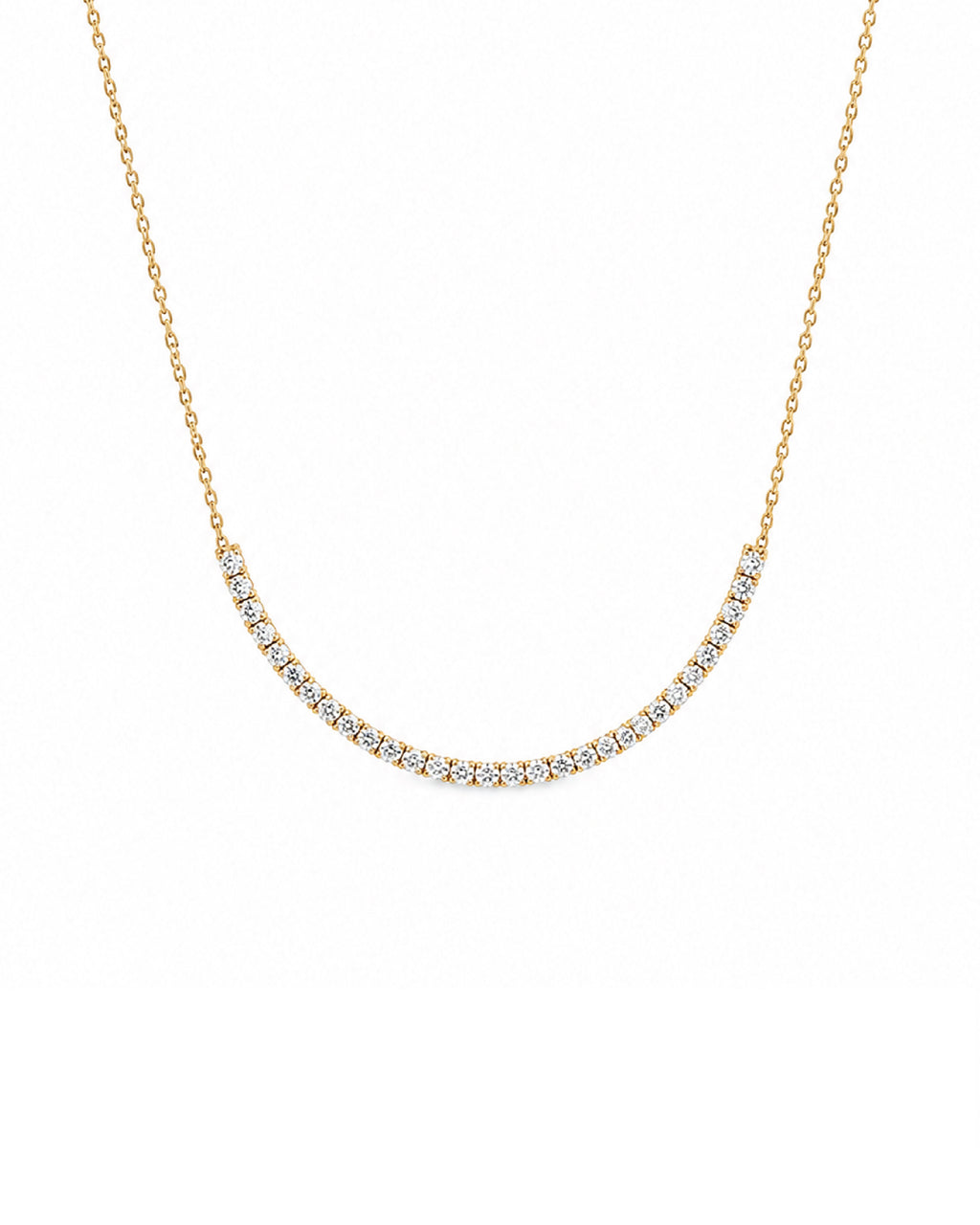 Quarter Tennis Necklace
