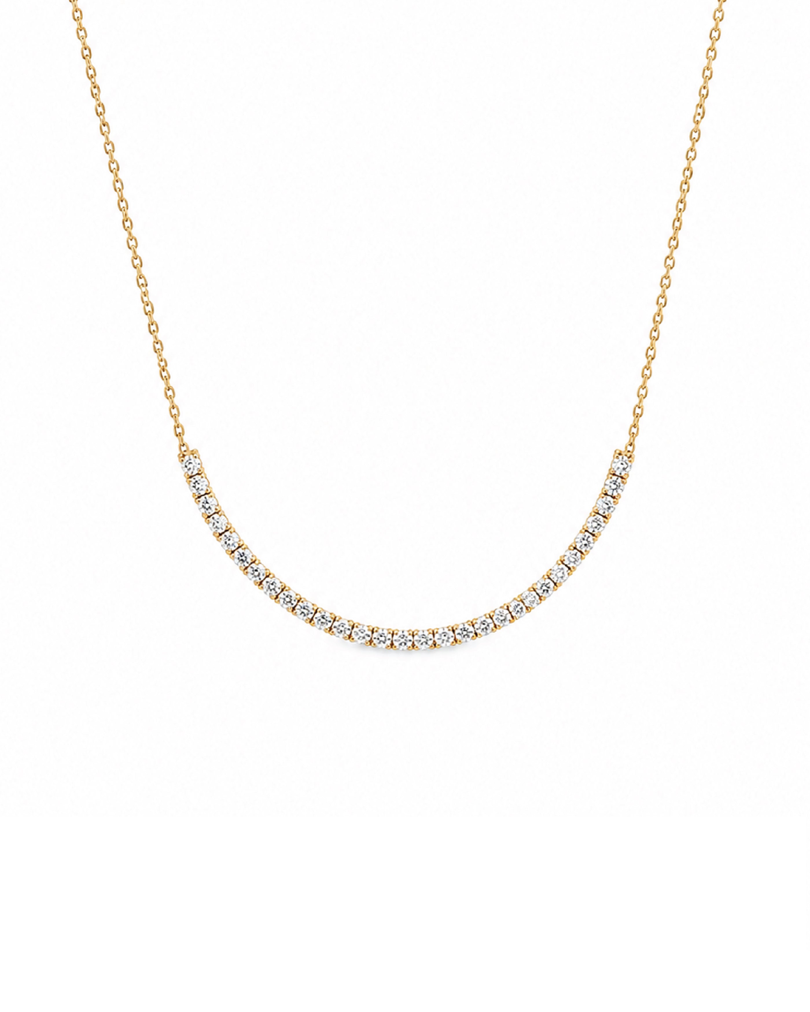 Quarter Tennis Necklace