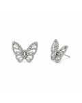 Diamond Butterfly Studs