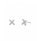Marquise Diamond Flower Studs