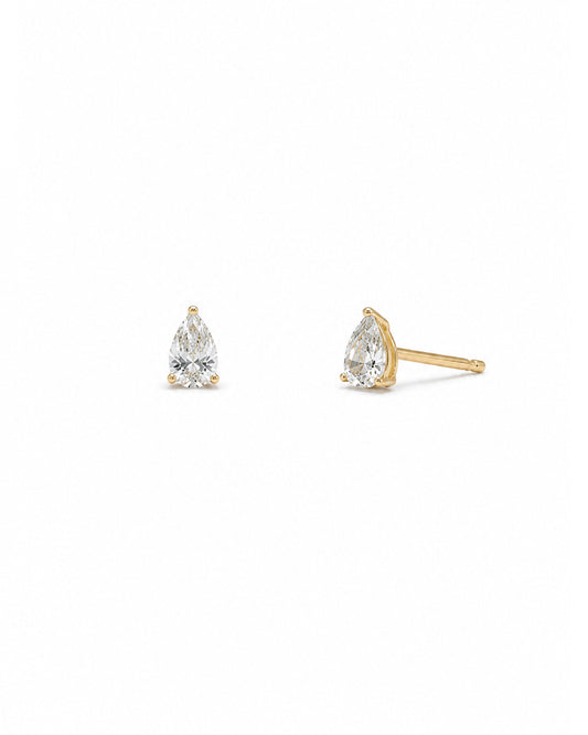 Mini Lab Pear Studs