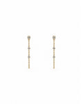 Diamond Chain Back Earrings