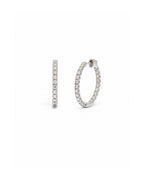 Lab Diamond Eternity Hoops