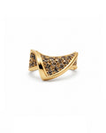 Vintage Diamond Envelope Ring