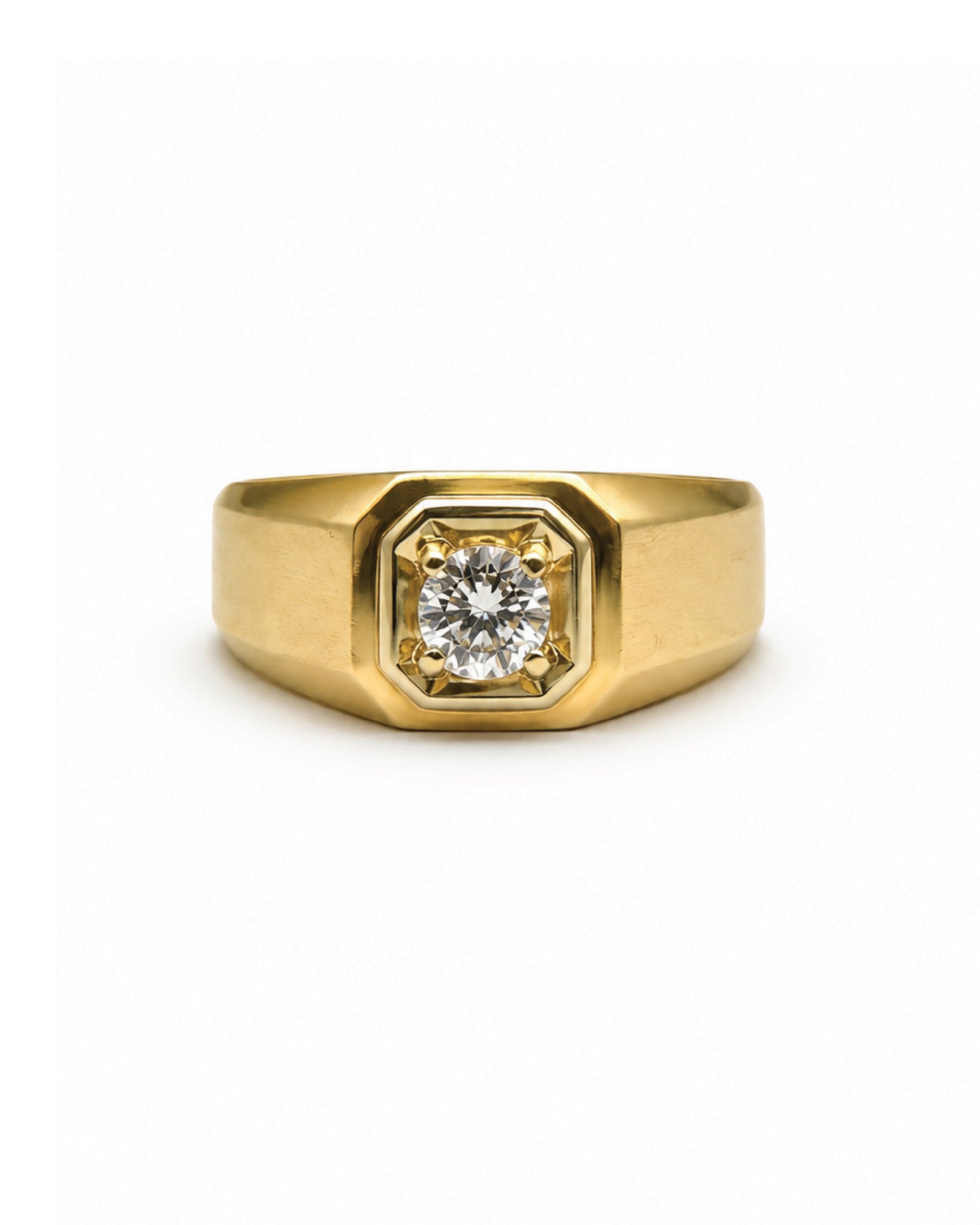 Vintage Diamond Signet Ring