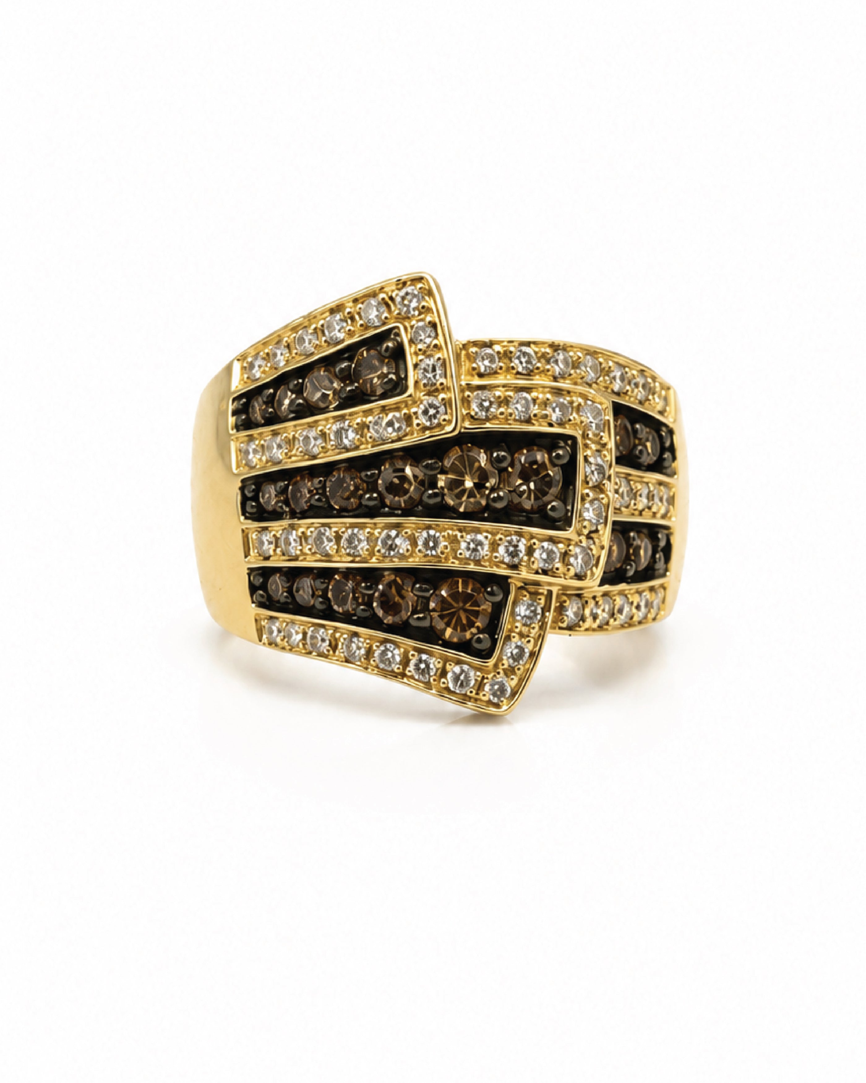 Vintage Champagne Diamond Ring