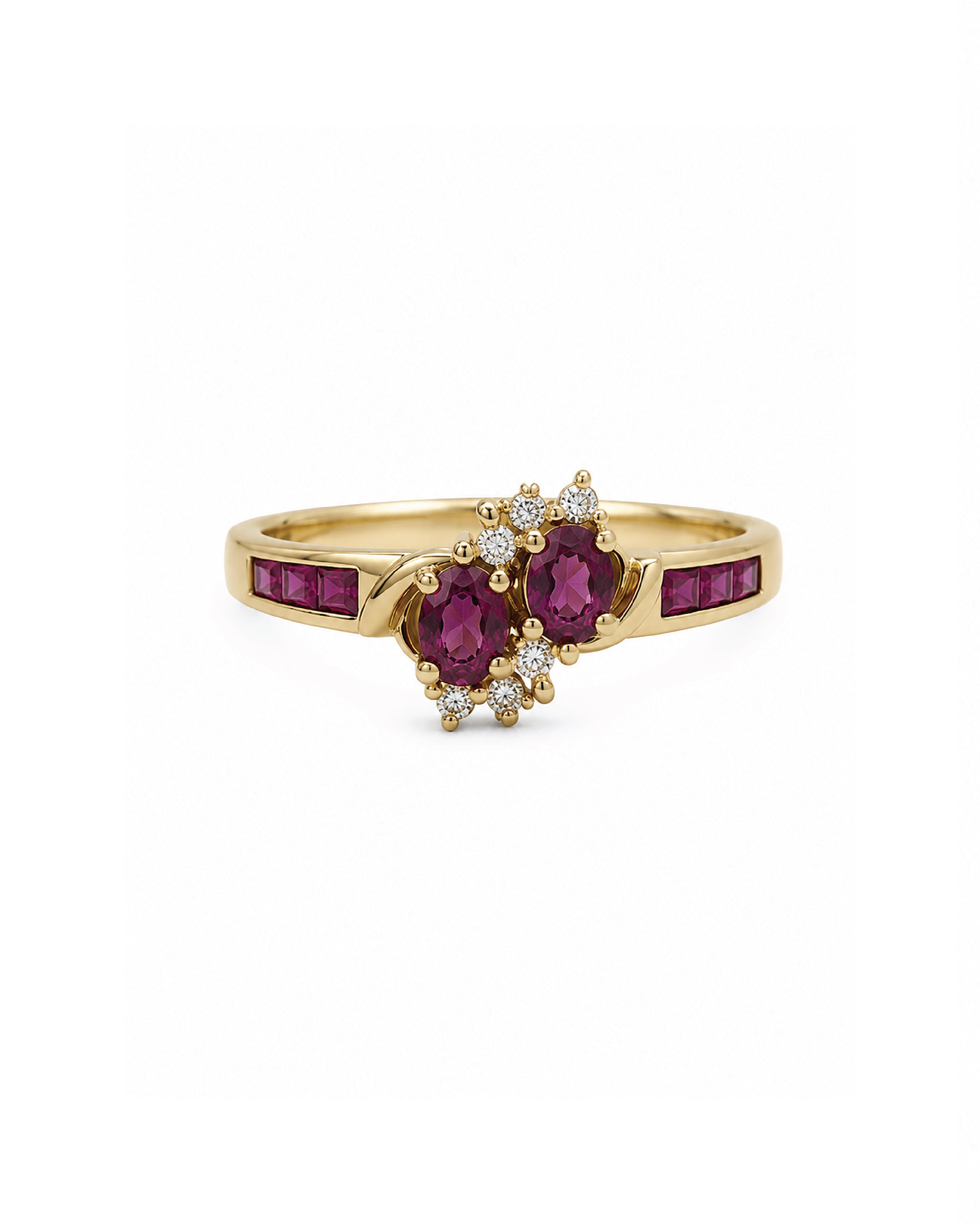 Vintage Double Ruby Band