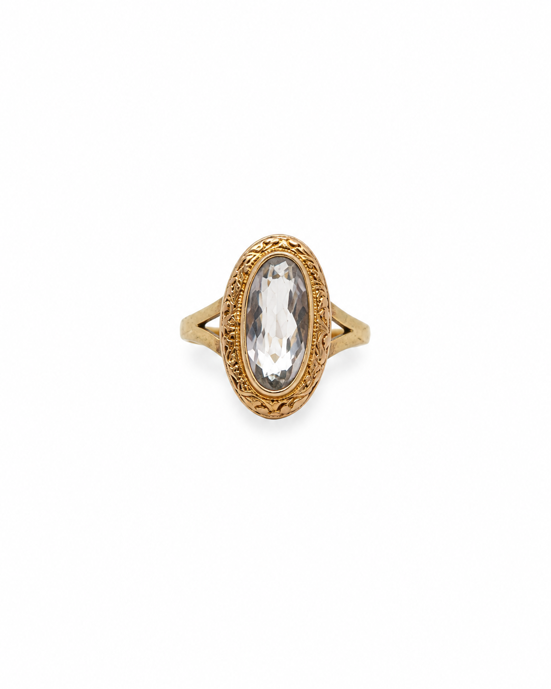 Vintage Amethyst Pinky Ring