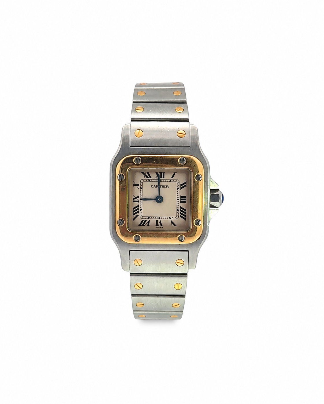 Mid 90s Small Two Tone Cartier Santos