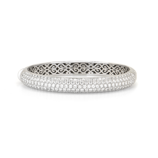 Vintage Diamond Pavé Bangle
