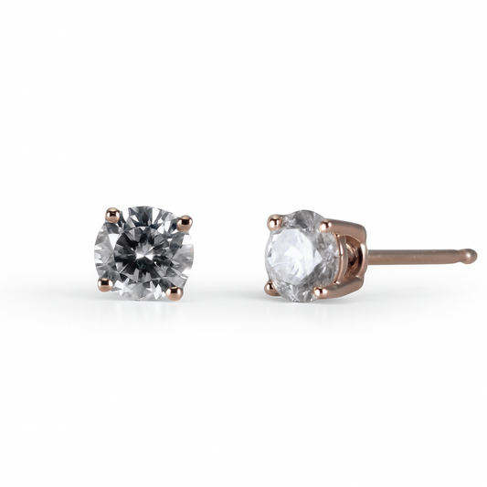 Vintage Diamond Studs