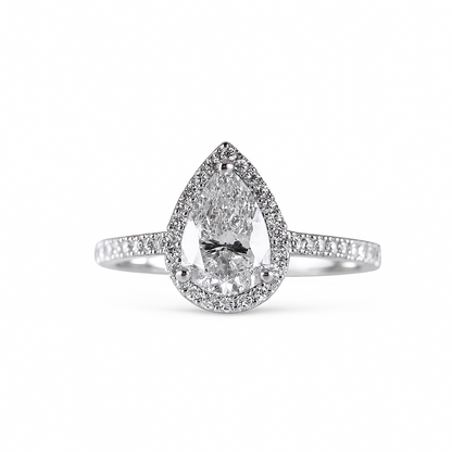 Vintage Pear Engagment Ring