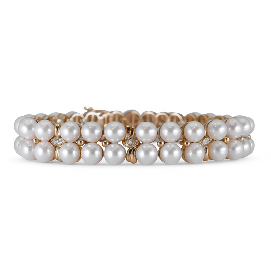 Vintage Pearl Bracelet