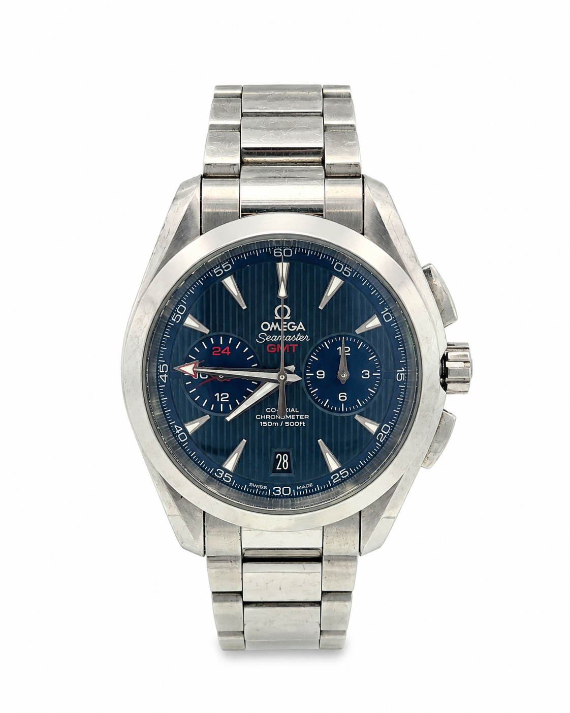 2015 Omega Seamaster Aqua Terra GMT Chronograph