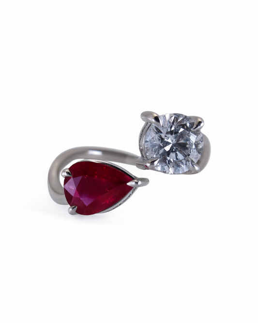 Diamond and Ruby Ring