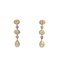 Multi Shape Georgian Drop Earrings