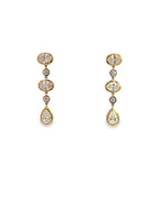 Multi Shape Georgian Drop Earrings
