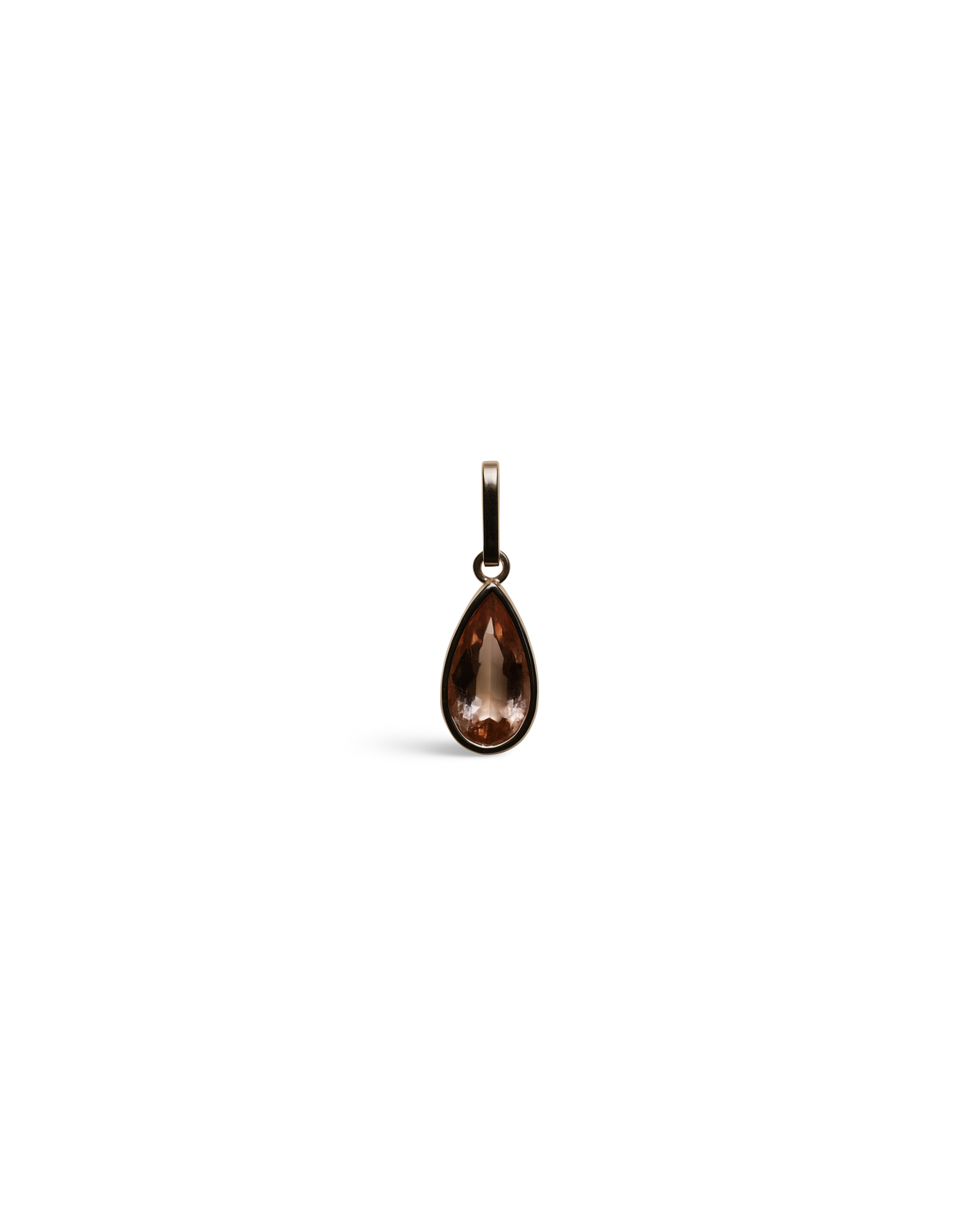 Morganite Bezel Pendant