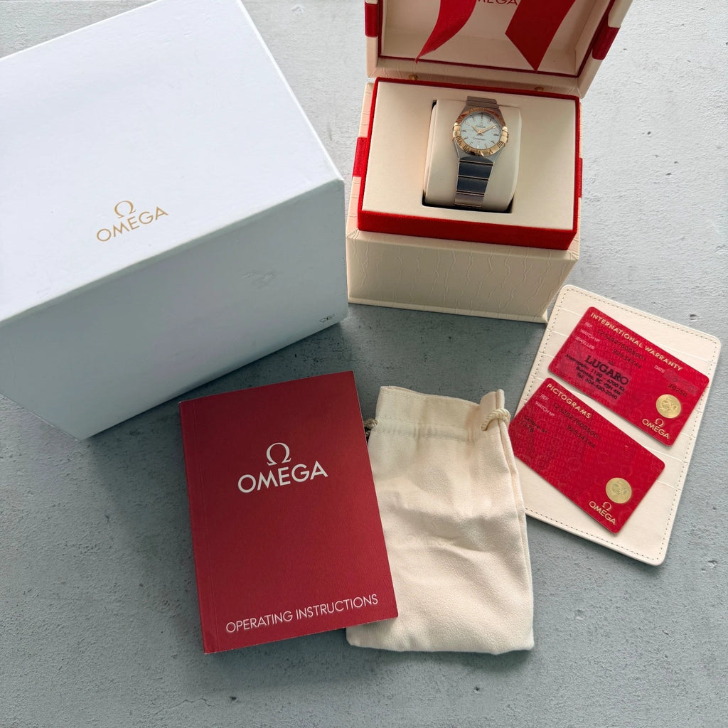 27mm Omega Constellation Two Tone Mother of Pearl dial