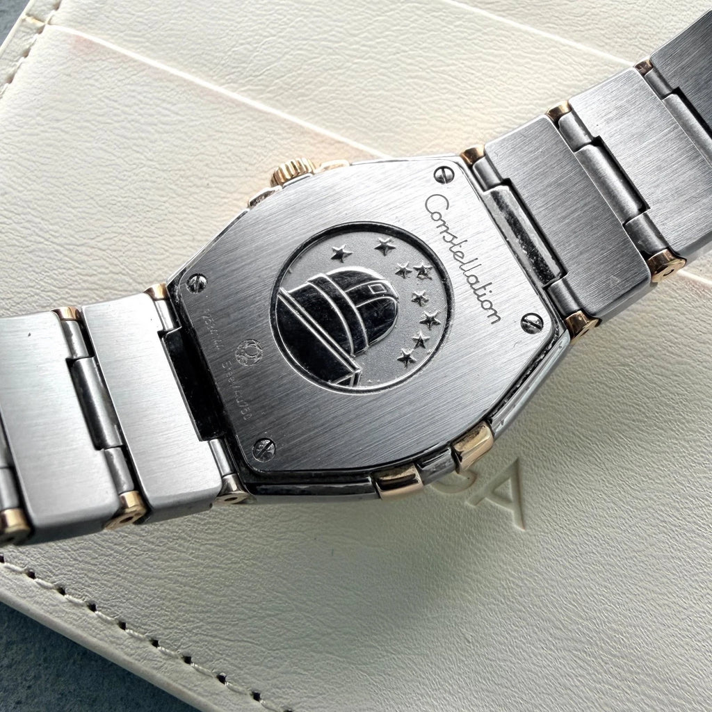 27mm Omega Constellation Two Tone Mother of Pearl dial