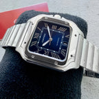 Cartier Santos Blue Dial