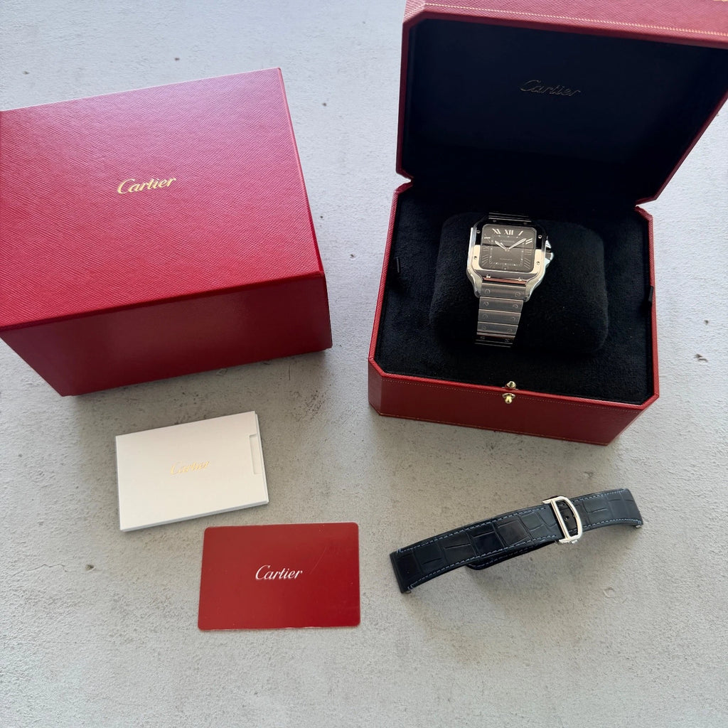 Cartier Santos Blue Dial