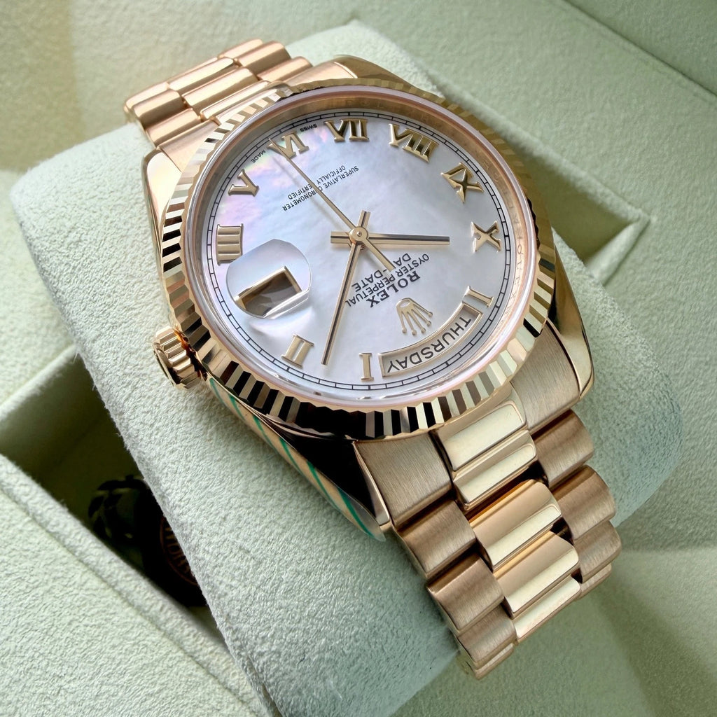 Rolex President 18k Yellow Gold - Mother Pearl Dial