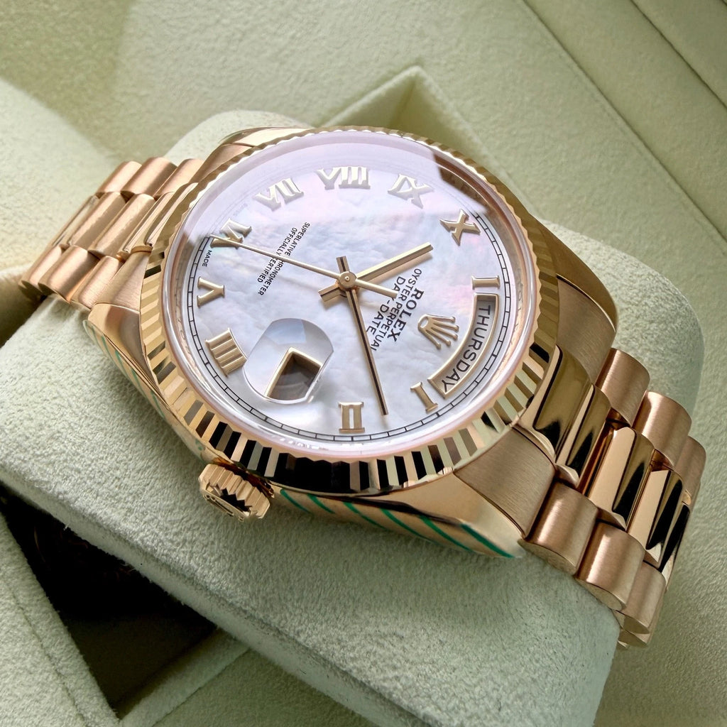 Rolex President 18k Yellow Gold - Mother Pearl Dial