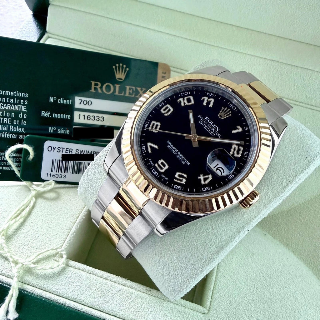 Rolex Datejust - Two Tone Black