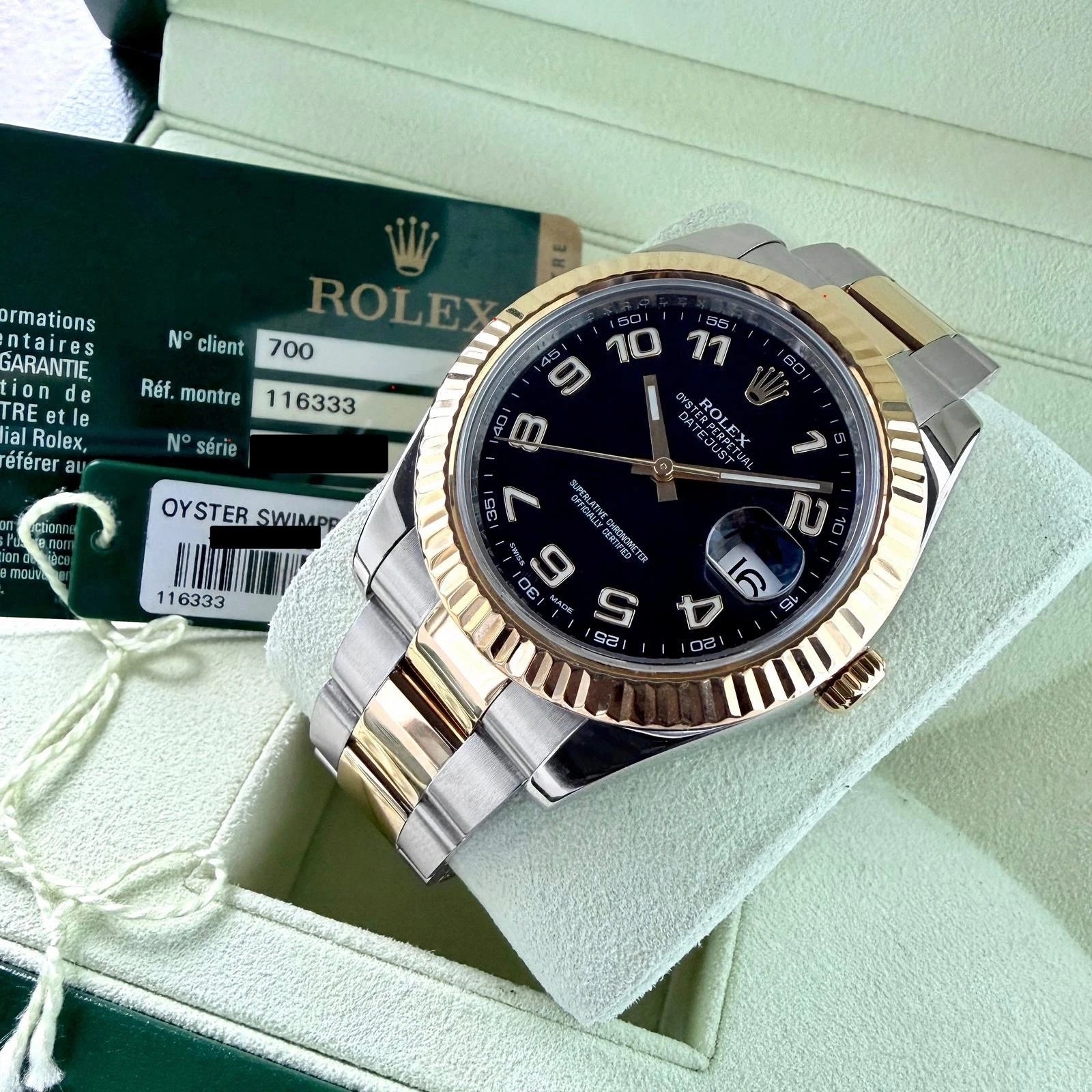 Rolex Datejust - Two Tone Black