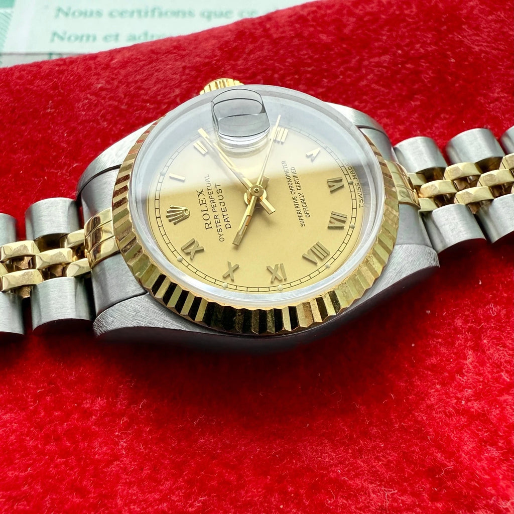 1995 Rolex Datejust Roman Numeral Dial Jubilee