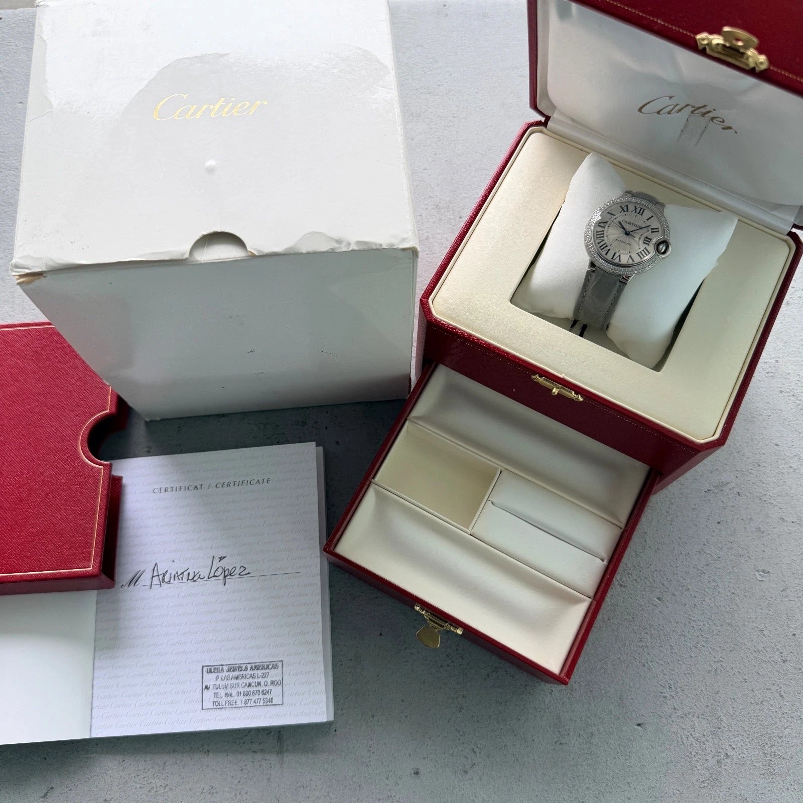 Cartier Ballon Bleu White Gold