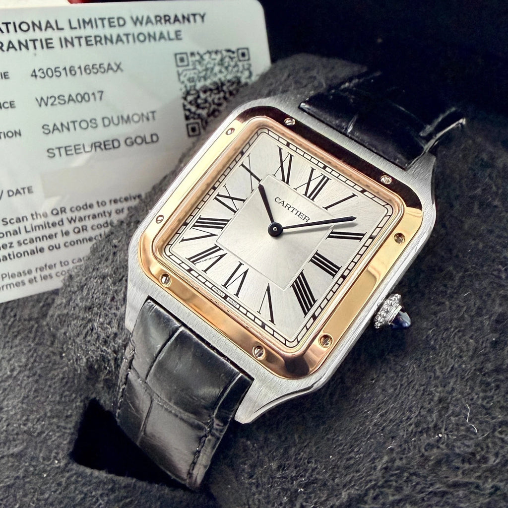 Cartier Santos Dumont - Two Tone 18k rose Gold