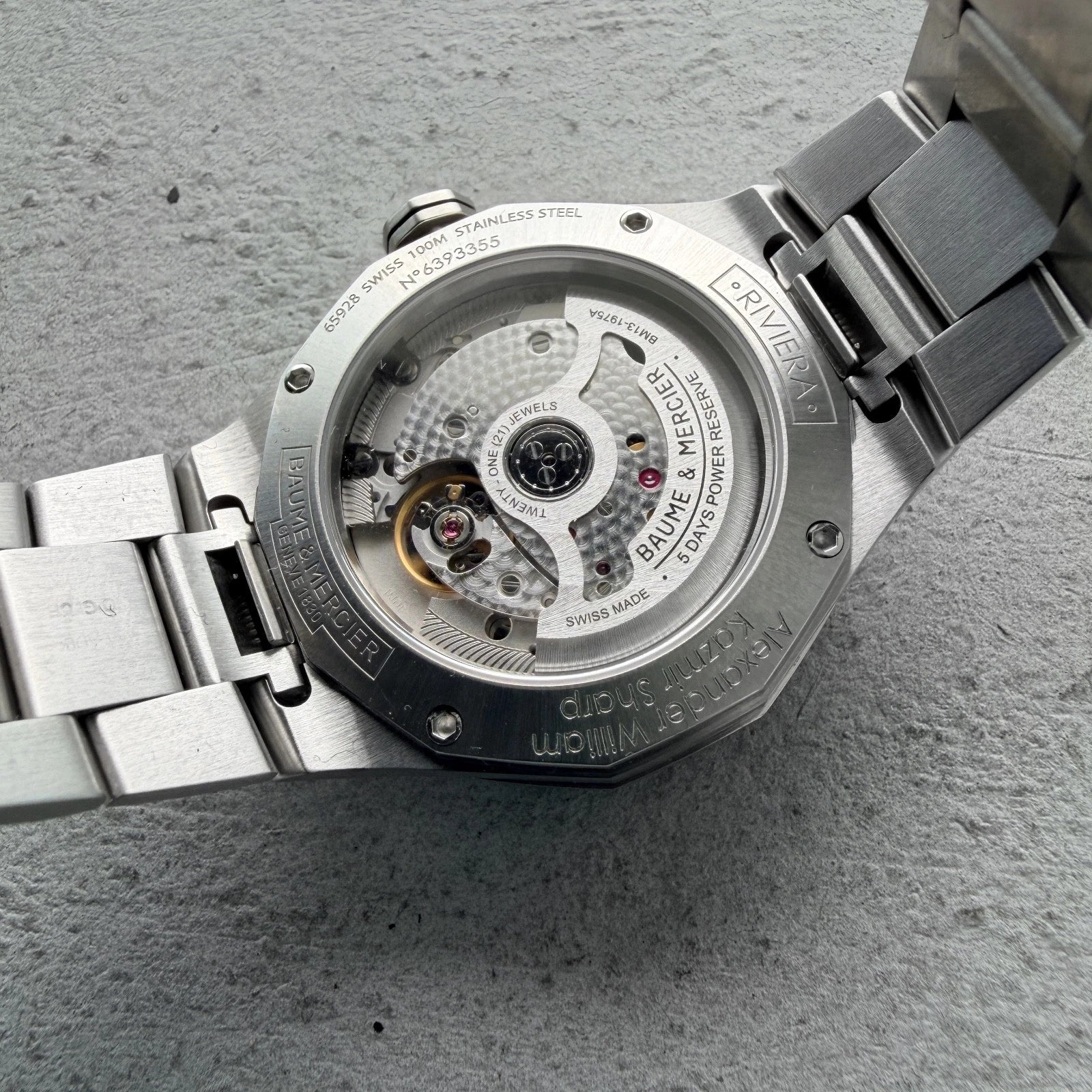 39mm Baume & Mercier Riviera