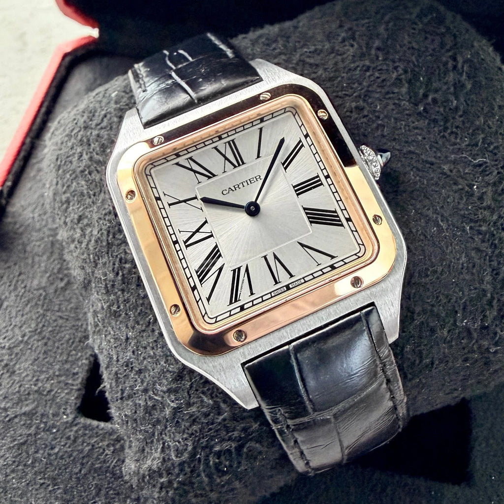 Cartier Santos Dumont - Two Tone 18k rose Gold