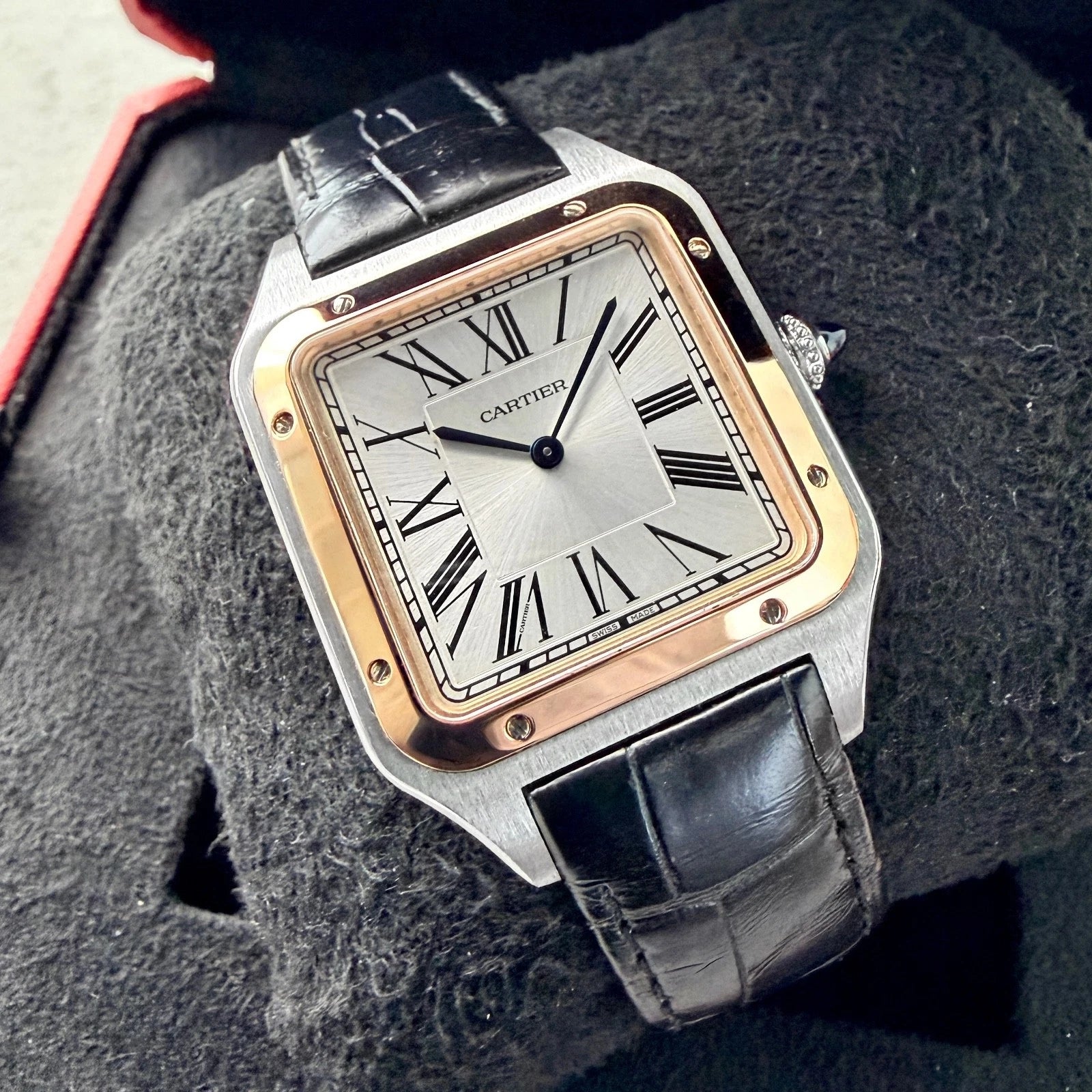 Cartier Santos Dumont - Two Tone 18k rose Gold